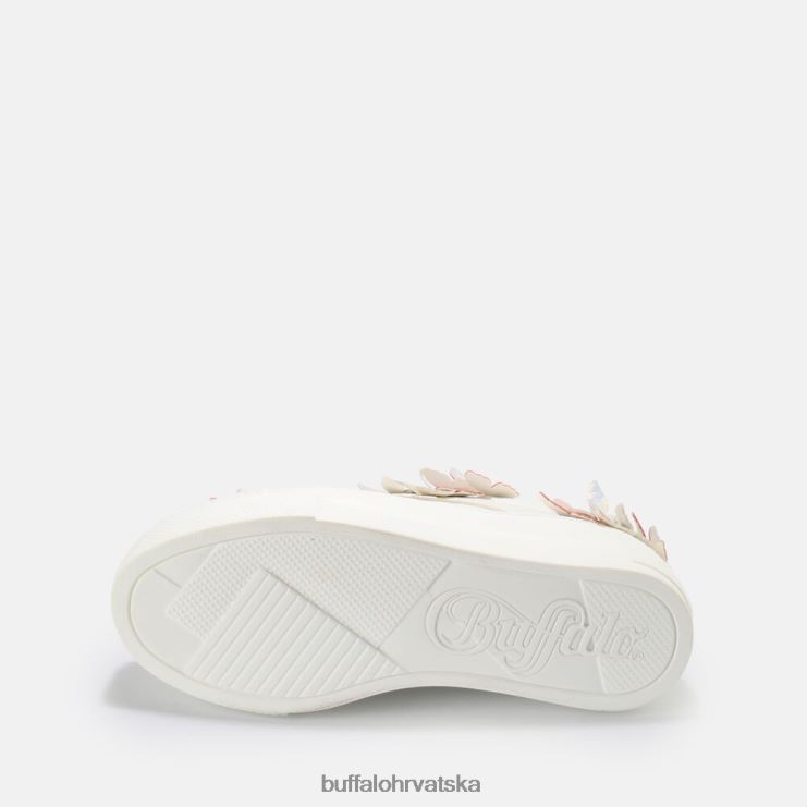 bijela Buffalo paired butterflies sneaker niske veganske |tenisice TDD6T32